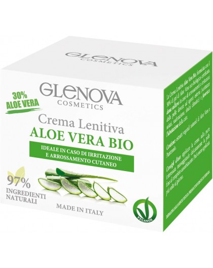 Glenova crema lenitiva aloe vera bio