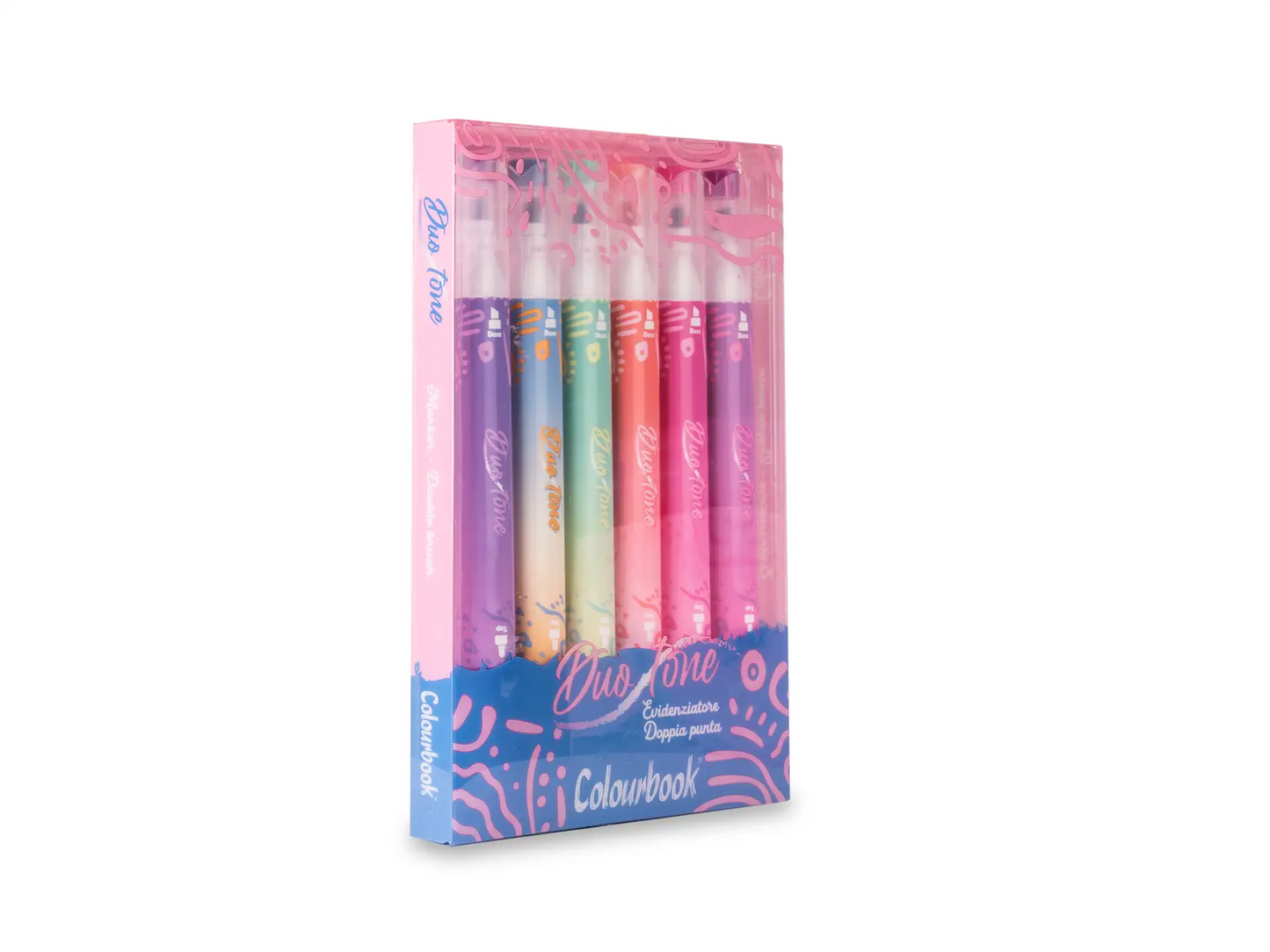 Set 6 evidenziatori doppia punta