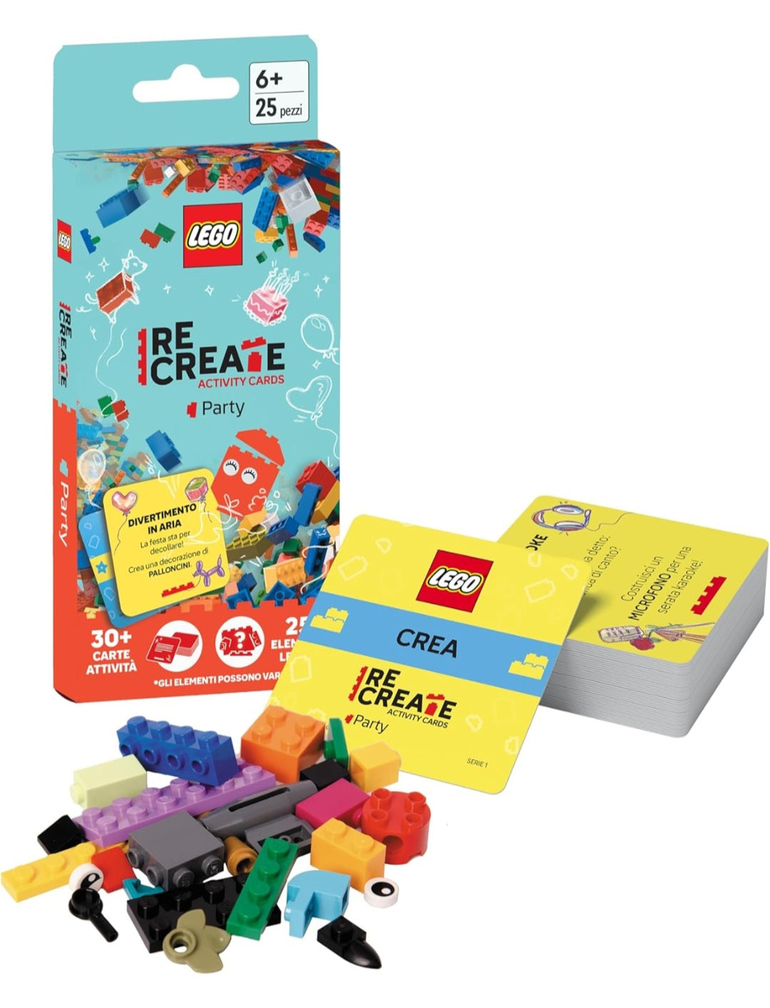 LEGO RECREATE ACTIVITY CARD - PARTY