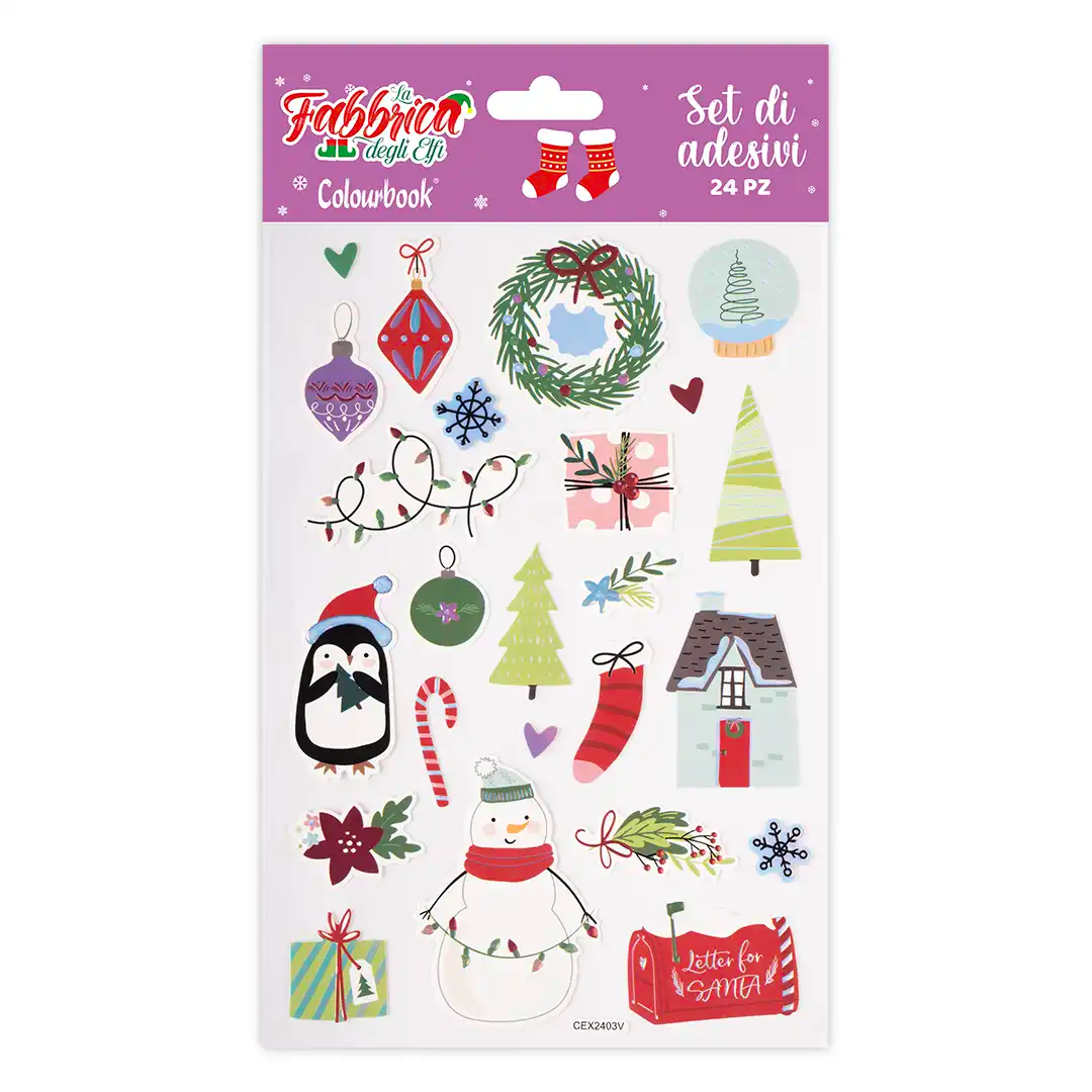 Set 24 stickers decorazioni