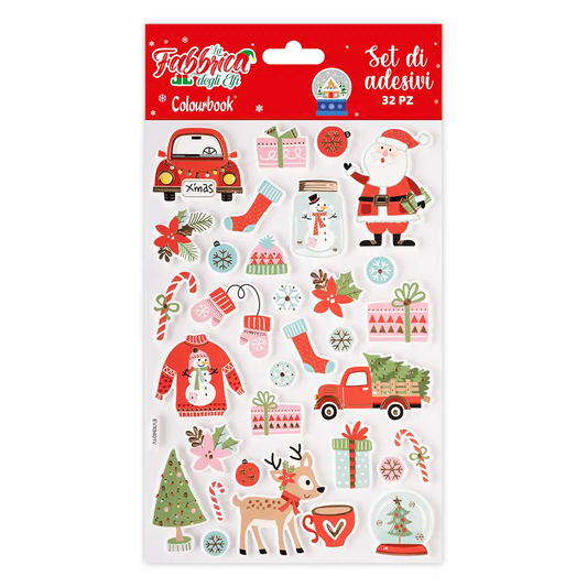 Set 32 stickers christmas