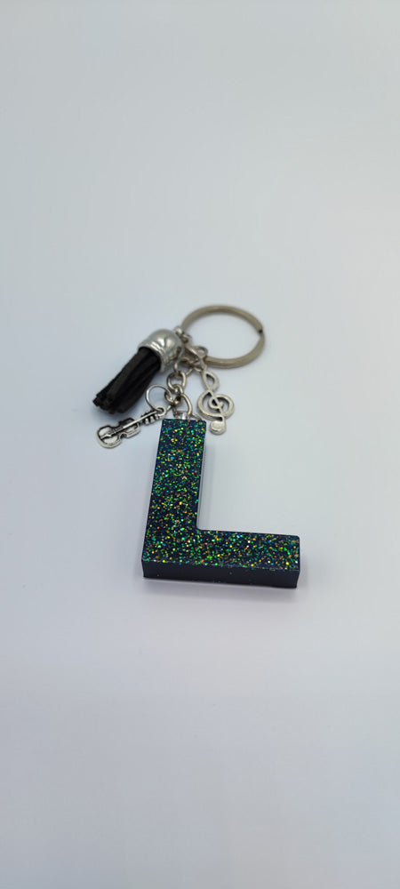 Resin Art- Portachiavi Linea Basic Nappina + 2 Ciondoli