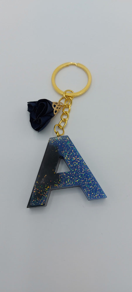 Resin Art- Portachiavi Linea Elegance Panno fiore