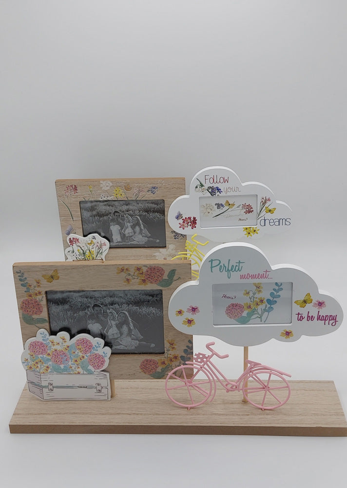 Portafoto Bici Gialla