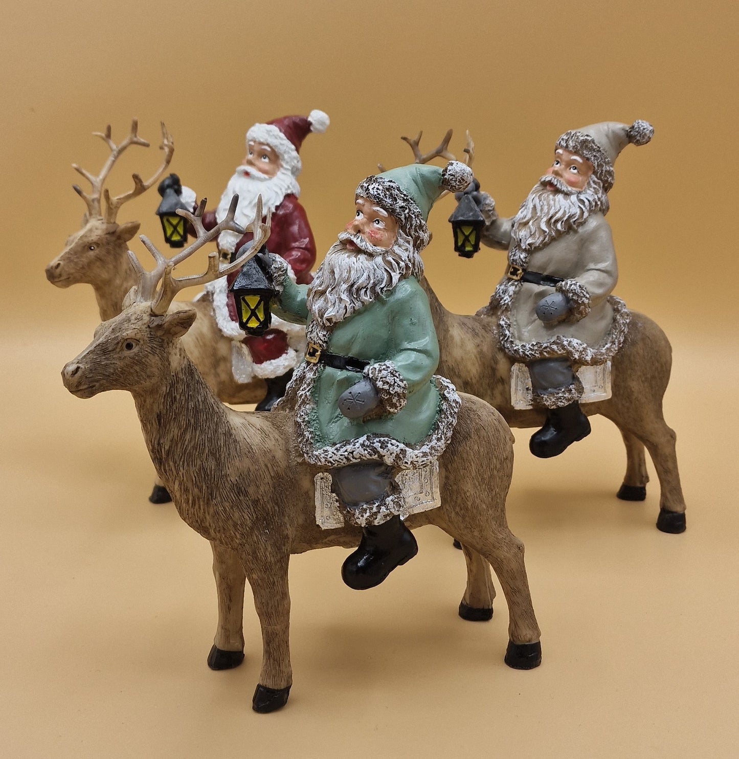 Babbo Natale su renna