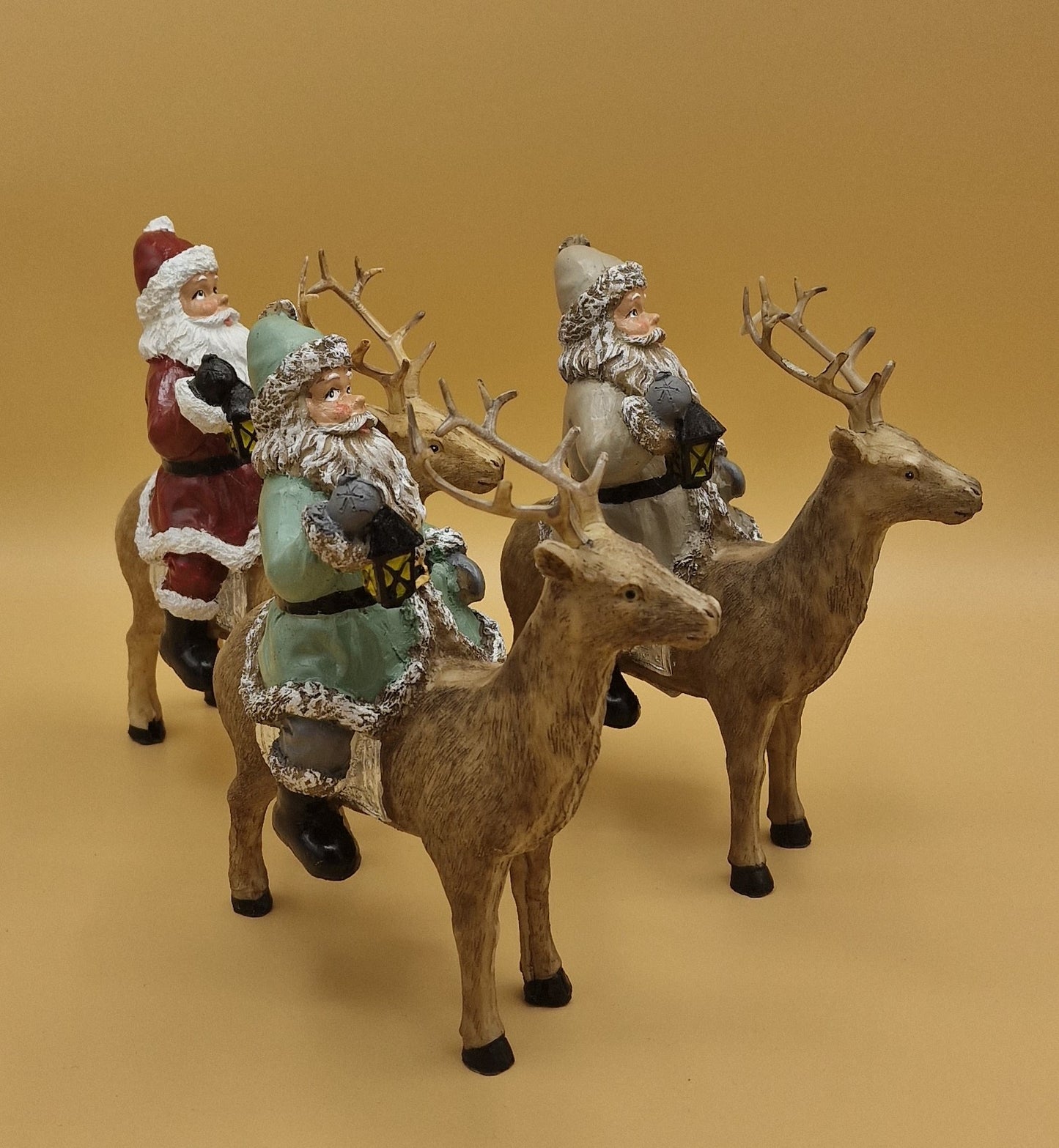 Babbo Natale su renna