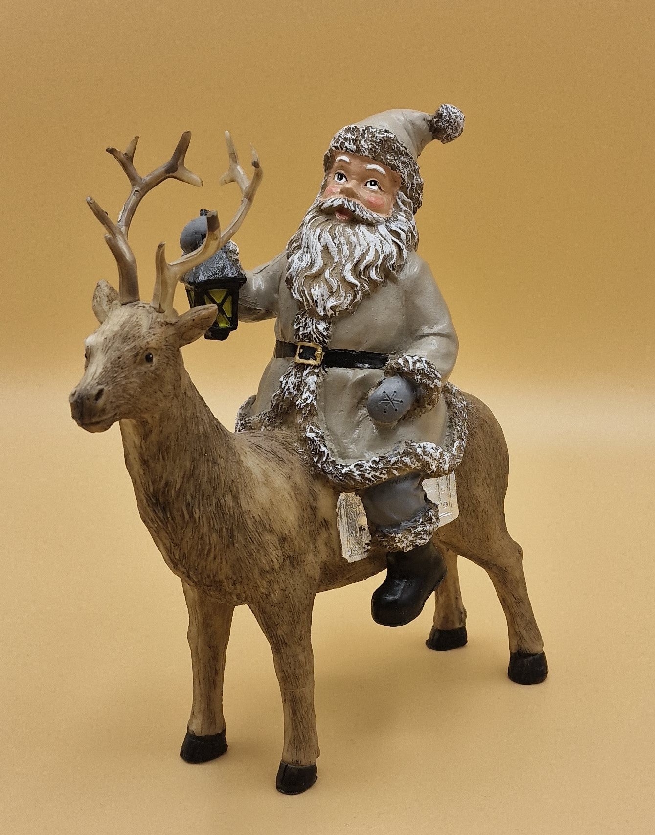 Babbo Natale su renna