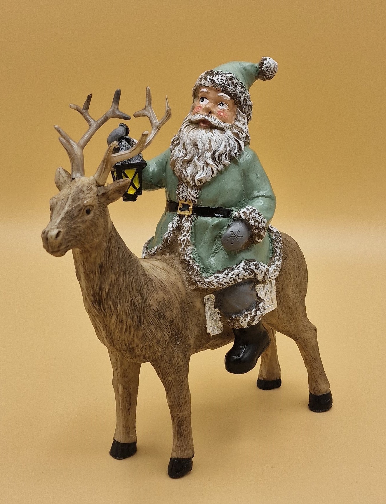 Babbo Natale su renna
