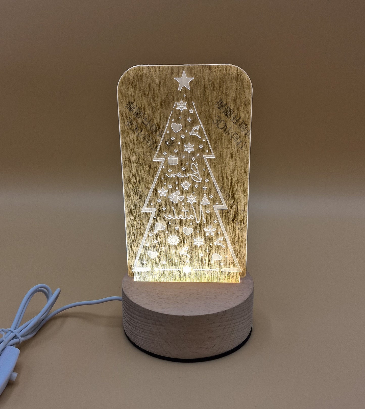 Lampada buon natale