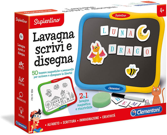 Lavagna scrivi e disegna
