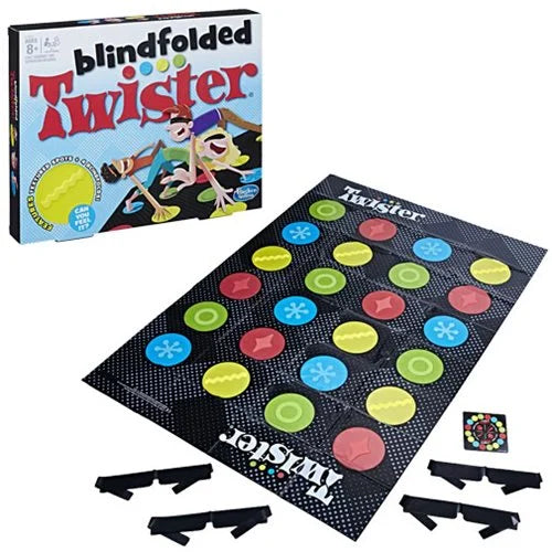 Blindfolded twister game