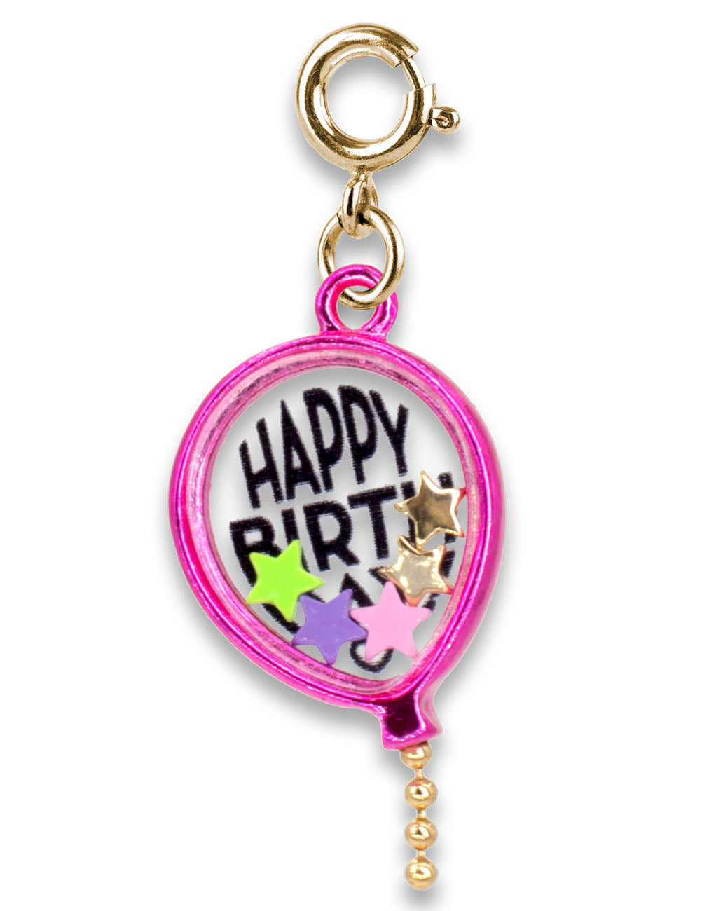 Charm Happy Birthday Day palloncino con stelle