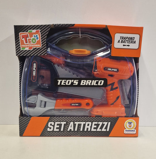 SET ATTREZZI CON TRAPANO