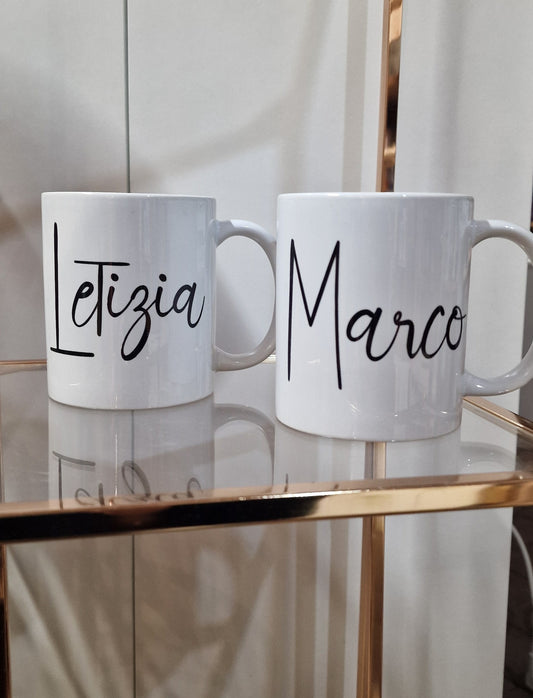 Tazza con nome - personalizzata