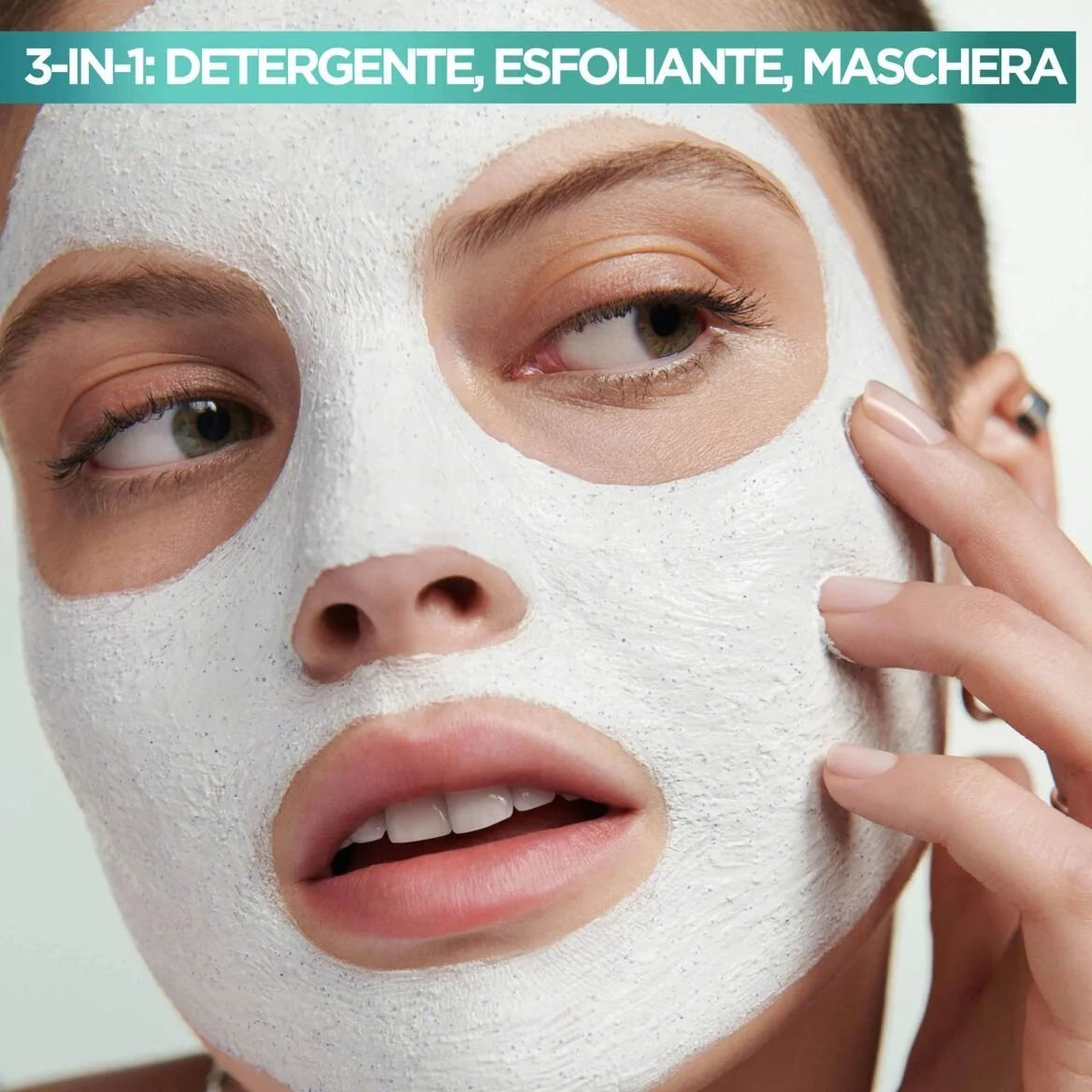 Garnier Detergente Scrub Maschera anti brufoli 3 in 1