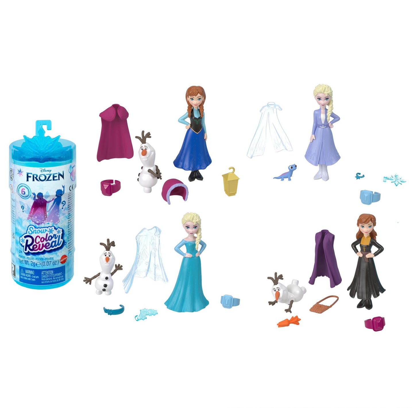 Disney frozen - Snow color reveal