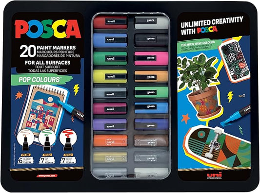 Uniposca Set completo 20 marker