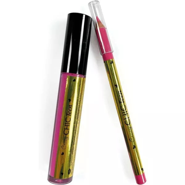 Lipgloss e matita pink power