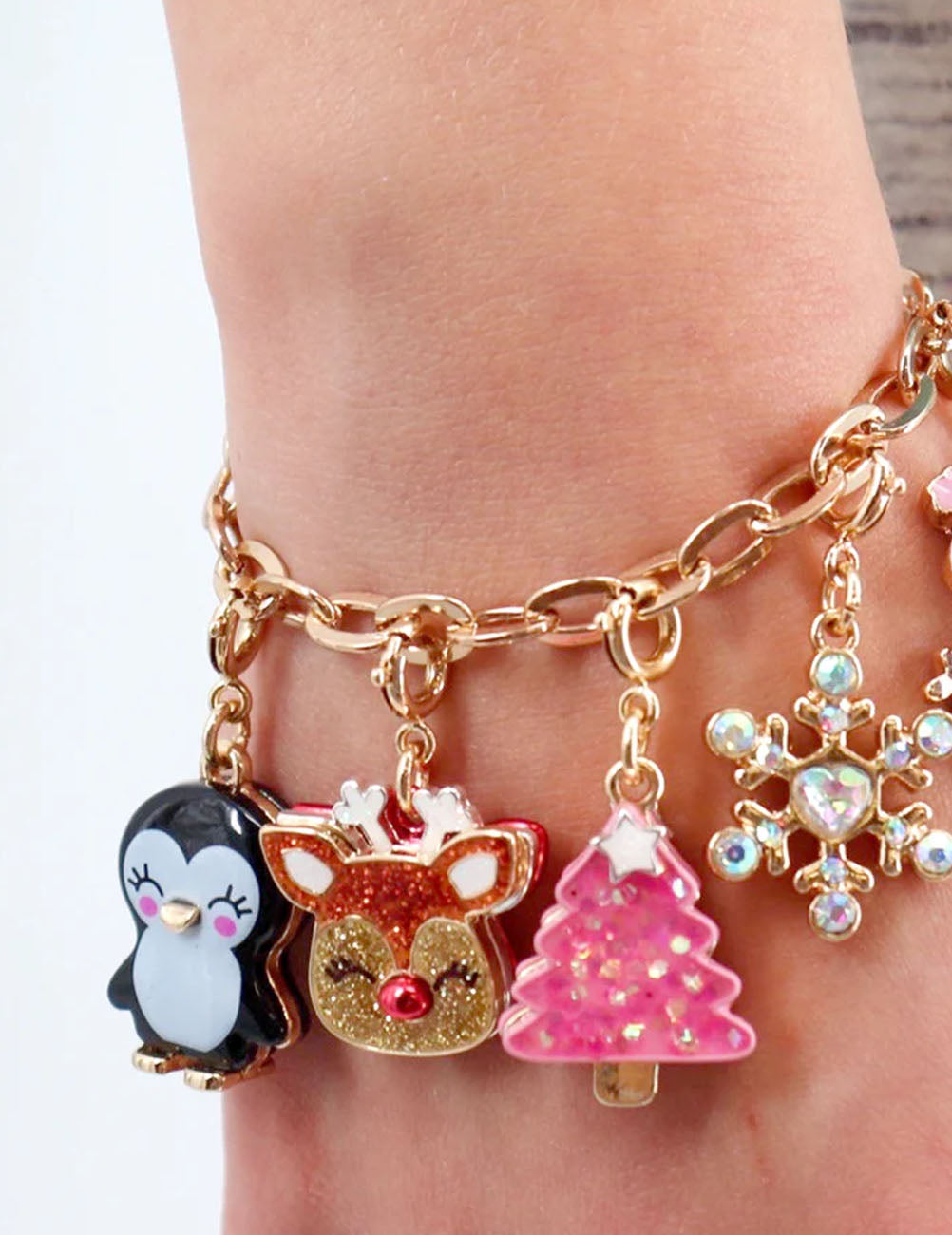 Charm pinguino d'oro