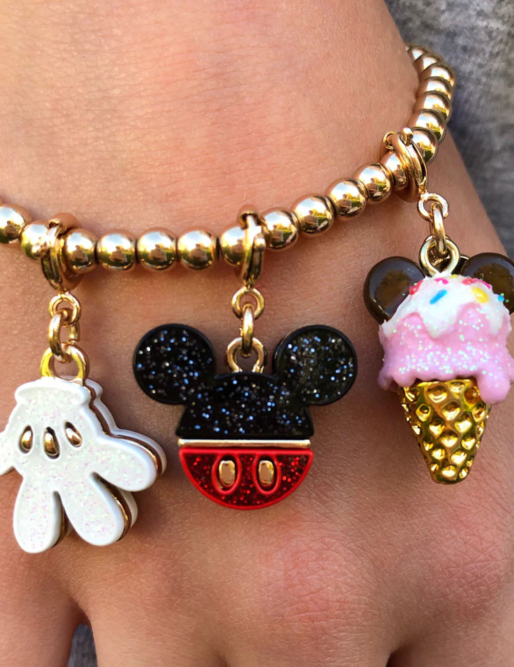 Charm Mickey mouse oro
