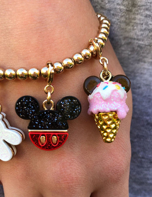 Charm Mickey mouse gelato oro