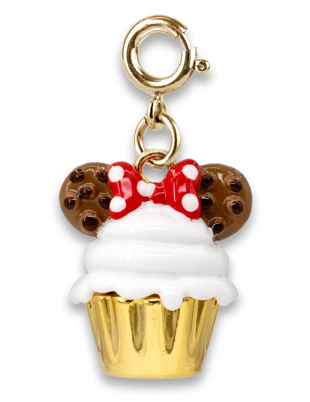 Charm Minnie Cupcake oro