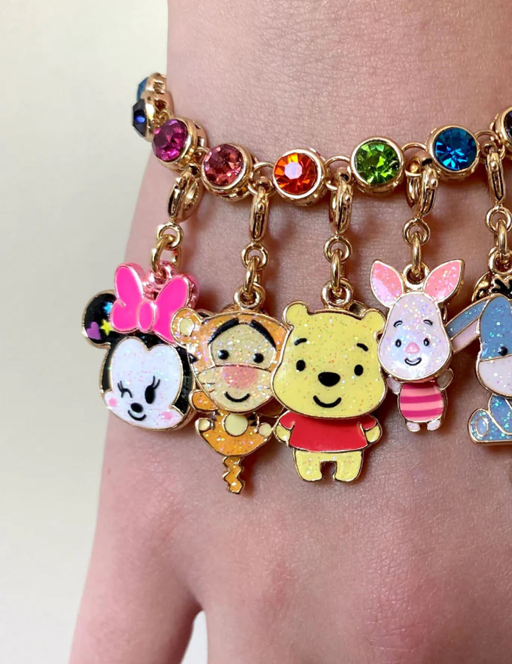 Charm Minnie glitter oro