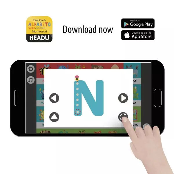 Alfabeto tattile e fonetico Montessori