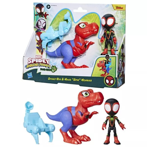 Spidey - Dino web - Spidey rex e Miles morales