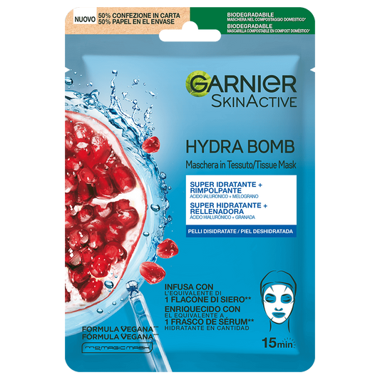 Garnier Maschera Hydrabomb in tessuto super idratante