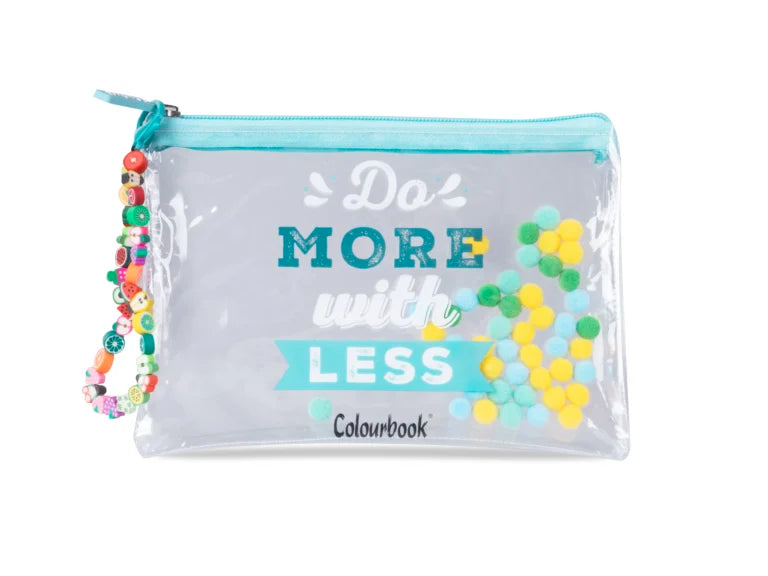 Pochette trasparente con frasi