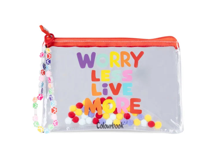 Pochette trasparente con frasi