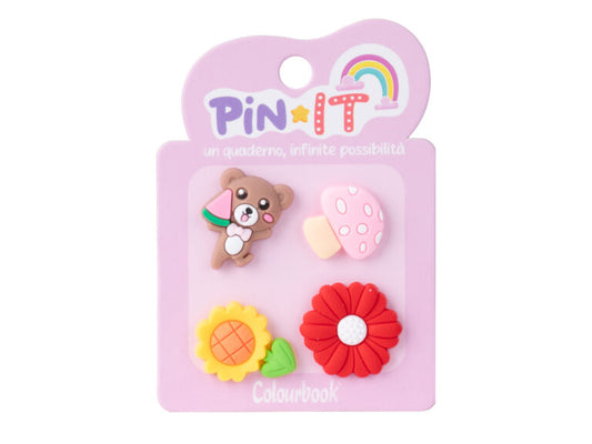 Pin-it - Flowers & bears