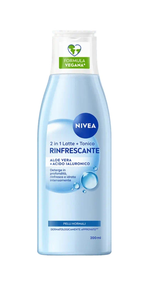Nivea 2 in 1 latte + tonico rinfrescante