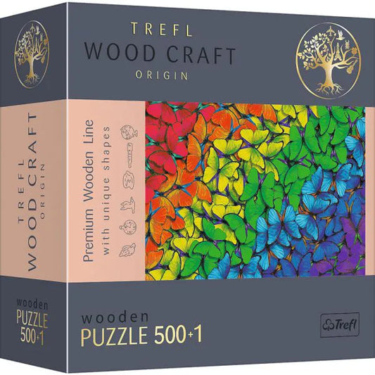 Puzzle 501 pezzi - farfalle arcobaleno