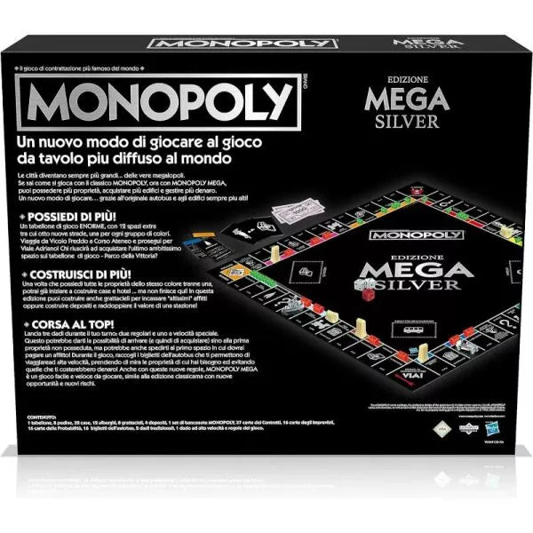 Monopoly mega silver black edition