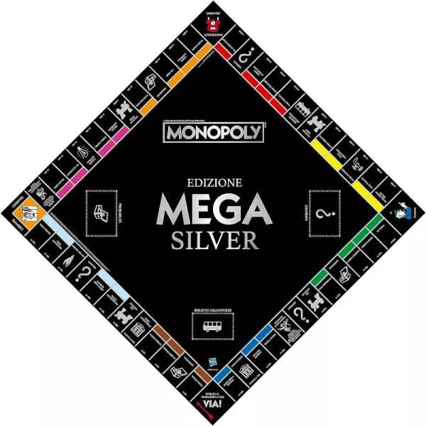 Monopoly mega silver black edition