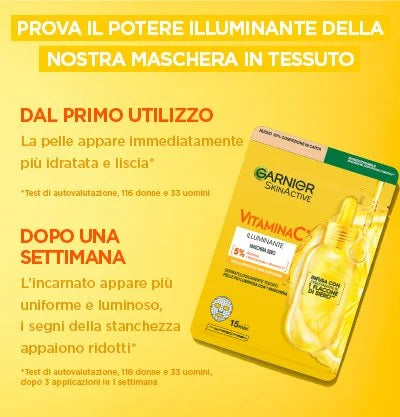 Garnier Maschera Viso con Vitamina C