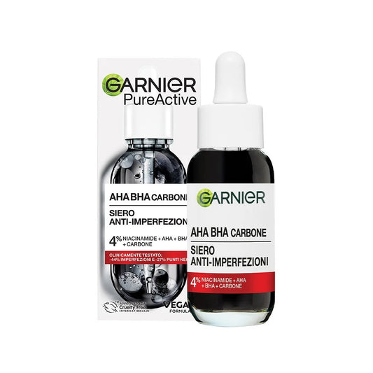 Garnier Siero anti-imperfezioni AHA-BHA con carbone