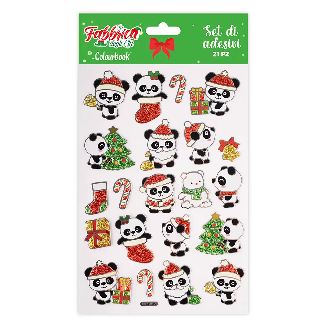 Set 21 stickers panda