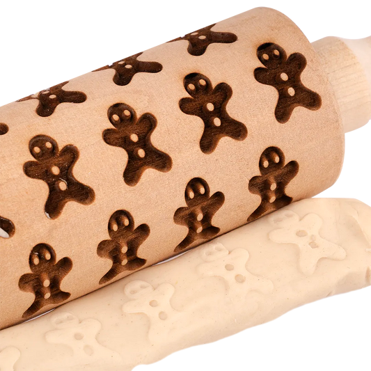 Mattarello decorativo per biscotti