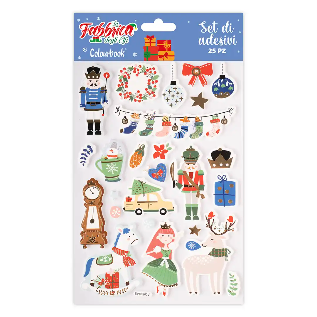 Set 25 stickers schiaccianoci