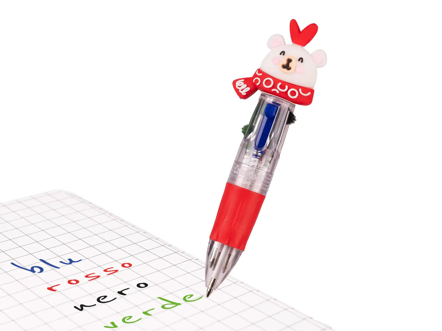 Mini penna 4 colori la fabbrica degli elfi