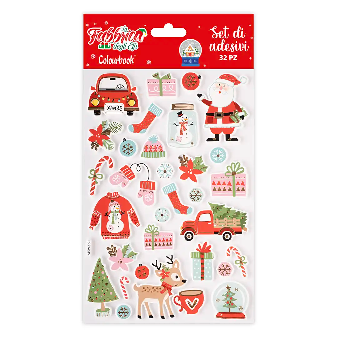 Set 32 stickers christmas