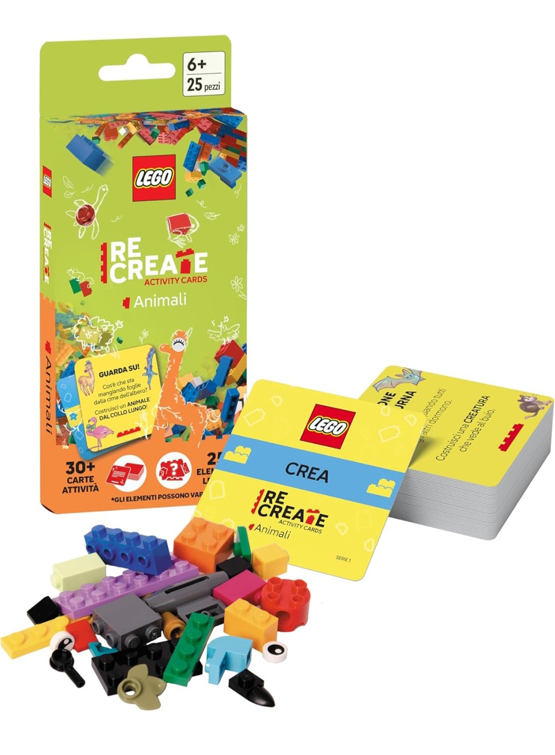 LEGO RECREATE ACTIVITY CARD - ANIMALI