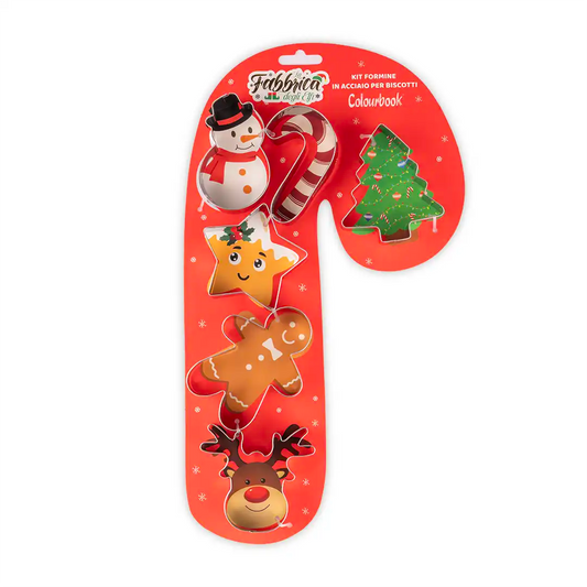Set formine per biscotti Natalizi candy cane