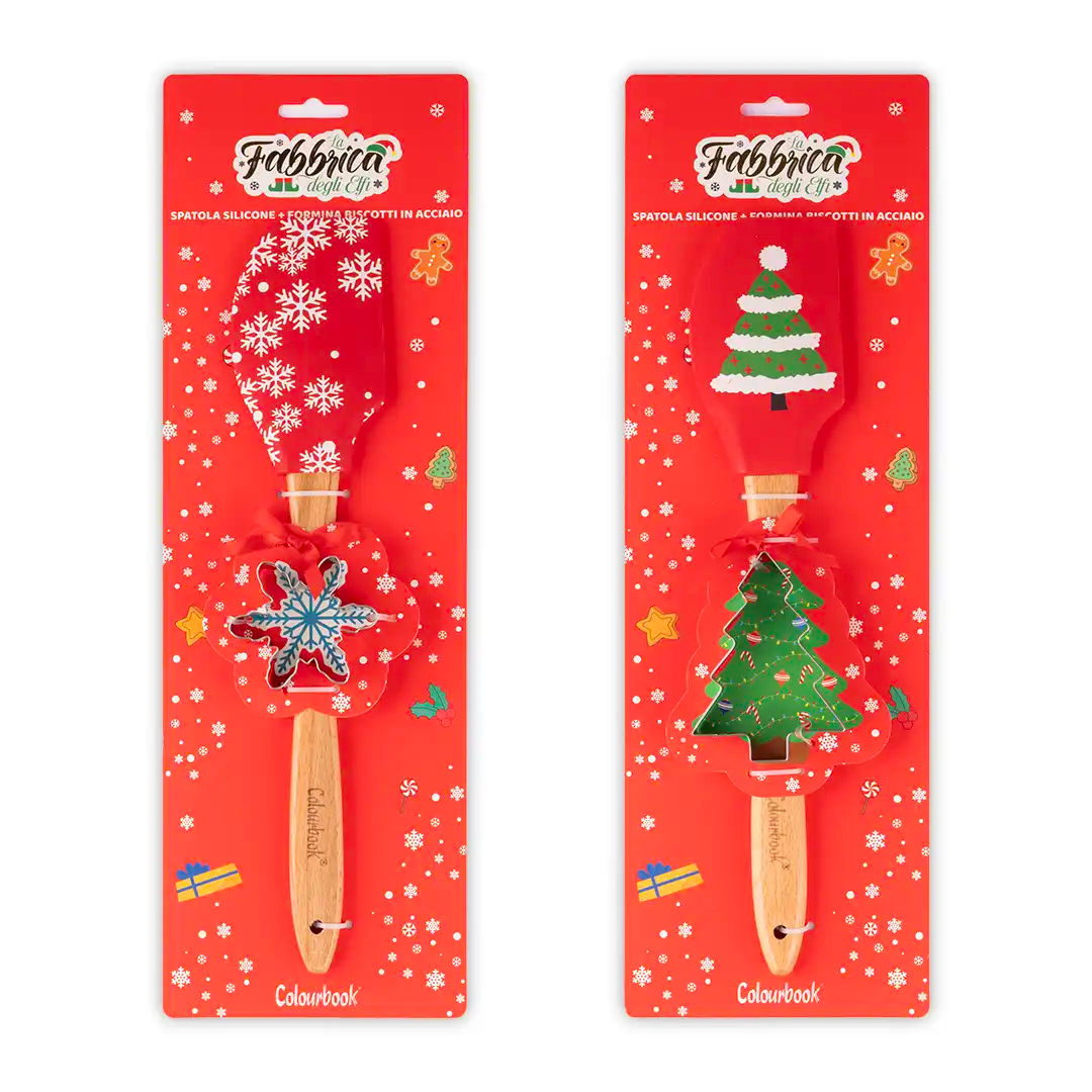Spatola da cucina natalizia con formina