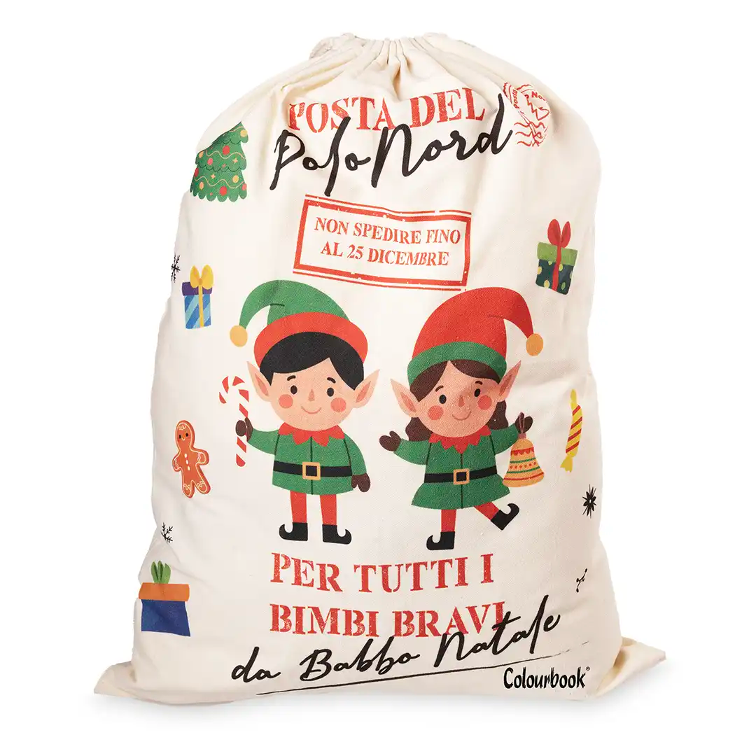 Sacca regali di babbo natale